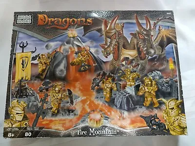 2002 MEGA BLOKS Dragons Fire Mountain 9882 & Siege Chariot 96000 FOR PARTS • $10