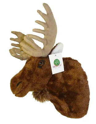 ADORE 13  Yukon The Moose Plush Stuffed Animal Walltoy Wall Mount • $26.99