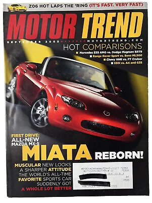 Motor Trend Magazine September 2005 Mazda Miata Mx-5 Chevy Hhr Vs Pt Cruiser • $19.95