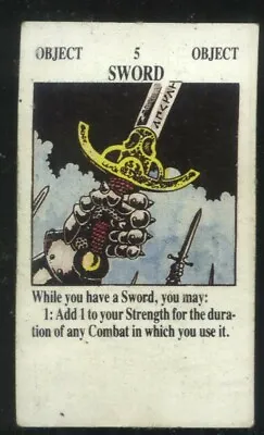 £2 • Buy Sword Object Adventure Card Talisman 2nd Edition By Games Workshop