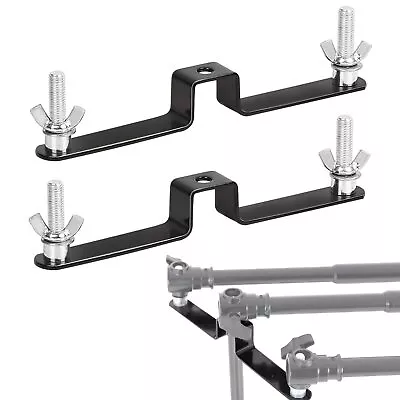 Double Crossbar Mount Backdrop Stand For Parties Triple Mounting Brackets Hardwa • $33.10