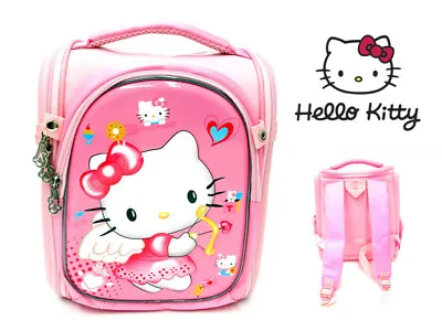 New Pink Kitty Cat Girl Kid Children Preschool Backpack School Shoulder Bag • $34.95