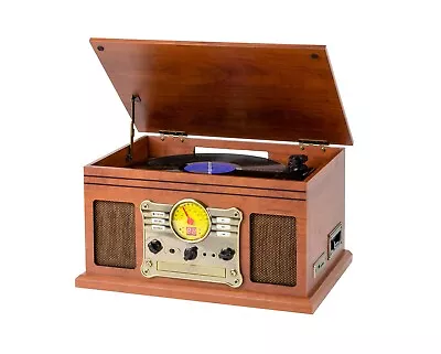 Vinyl Record Player  Bluetooth CD Player Retro 33.3 45 78 RPM Turntable • $270