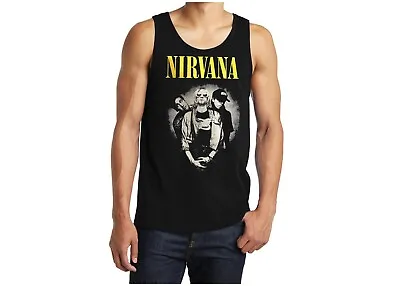 Nirvana TRIO Rock Band Black Tank Top Men's Sizes • $12.99