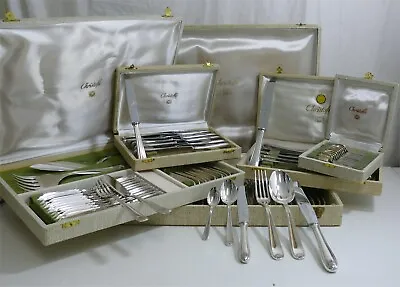 Christofle Marot Household Model 100pcs Silver Metal Perfect Condition Shell • $1709.64