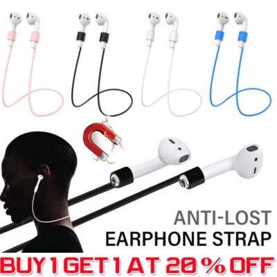$4.90 • Buy Anti Lost Strap String Rope Silicone Holder Cable Cord For Airpods Pro 3 Earbuds