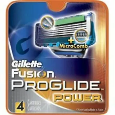 Gillette Fusion ProGlide Power Cartridges - 4 Count • $11
