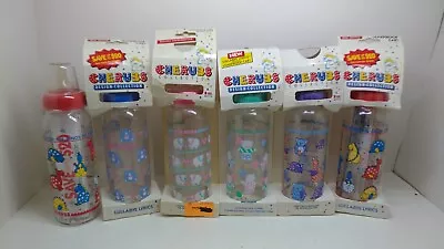 Lot Of 6 Brand New Cherubs 8oz Baby Bottles 1990 VTG • $149.99