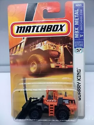 Matchbox Superfast / MB 737 - Quarry King - Front End Loader - Orange - Model X1 • $15.87
