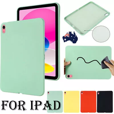 Liquid Silicone Case Cover For IPad 2 3 4 5/6/7/8/9/10th Gen Mini Air Pro 11 • $18.99