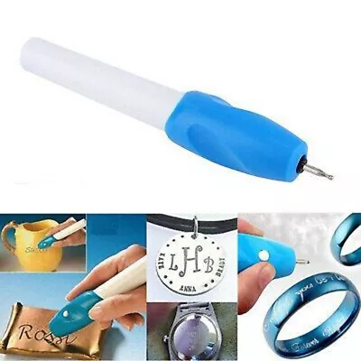 Engraving Etching Pen Hobby Craft Rotary Handheld Tool For Jewellery Metal Glass • $22.72