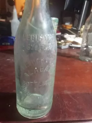 Vintage Straight Side Green Bottle Birmingham Alabama. 1921 • $9.99