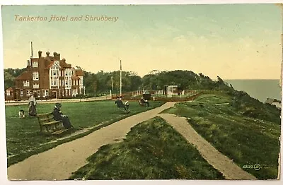 Tankerton Hotel & Shrubbery 1909 Postcard RPPC (A) • £3