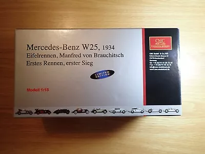 Mercedes-Benz W25 Silver Arrow By CMC 1:18 Complete In Box • $307.05