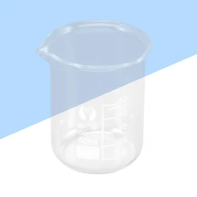 50 ML Measuring Cup Glass Beaker Lab Eyeglass Kit Graduated Cylinder • £7.03
