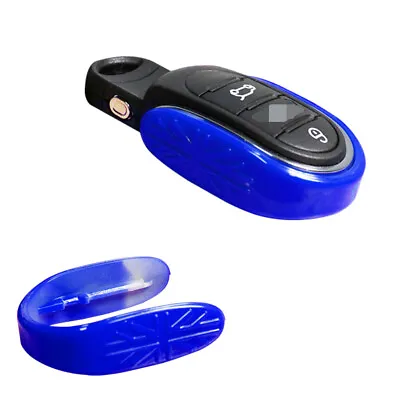Union Jack Design Blue Smart Key Fob Case Shell Holder For MINI Cooper 2014-2019 • $9.99