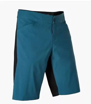 Fox Racing Mens Ranger Water Mountain Bike Shorts Size 34 Blue 25132-098-34 • $42.47