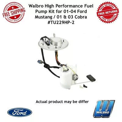 Walbro High Performance Fuel Pump Kit For 01-04 Mustang 01 & 03 Cobra #TU229H-2 • $280.55