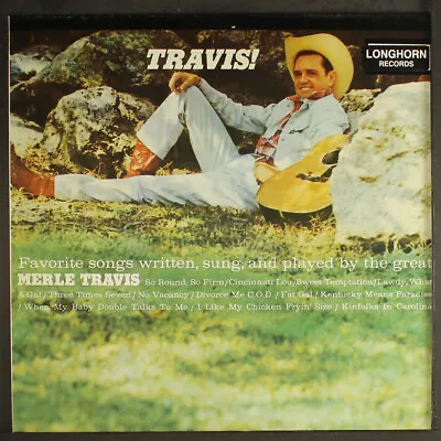 MERLE TRAVIS: Travis! STETSON 12  LP 33 RPM UK • $15