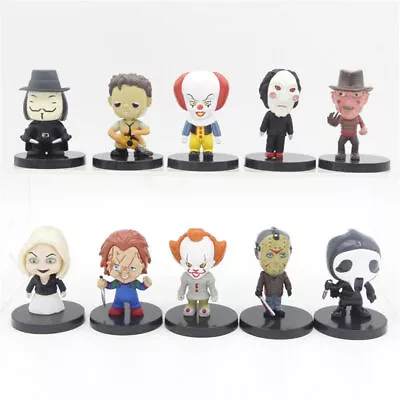 10Pcs Horror Movie Halloween Bride Of Chucky Action Figure Model Doll Toy Gift • $20.23