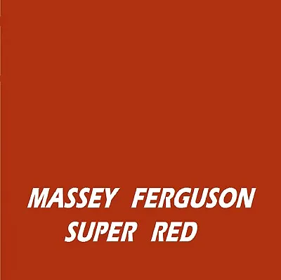 MASSEY FERGUSON SUPER RED RAL3330 Agricultural Tractor Enamel Gloss Paint • £8.70