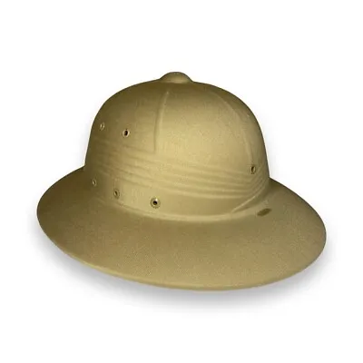Vintage Pith Helmet Sunrigid Safari Hard Hat Salacot Topee Vietnam Era 14 • $52.99