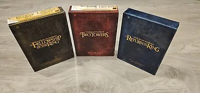 Lord Of The Rings Extended Edition Trilogy On DVD -  Like New • £28.24