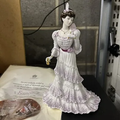 Beautiful Coalport Bone China Lady Figurine Eugenie 1st Night At The Opera 3498 • £34.99