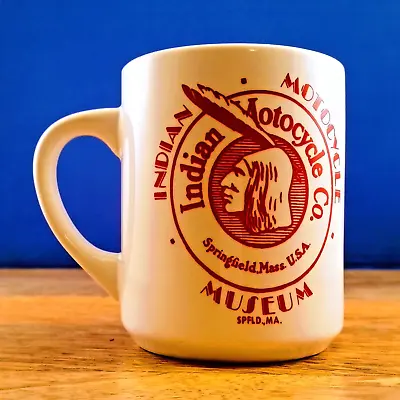 Indian Motorcycle Co. Museum Springfield Mass Coffee Mug Tea Cup Vintage USA • $27.99