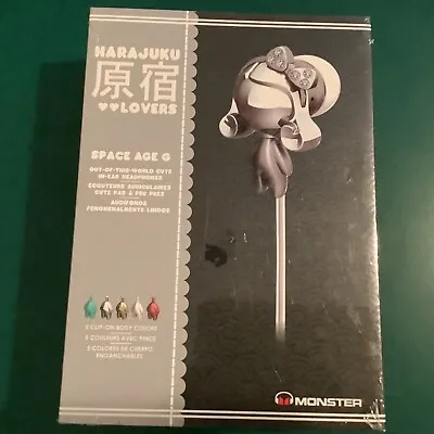 Monster Harajuku Lovers Space Age G Earphones In-ear Wired 3.5 Mm Jack BRAND NEW • $49.99