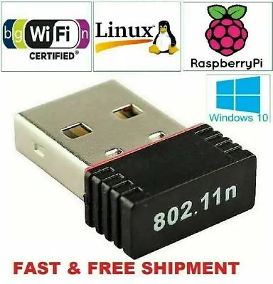 Lot Of 1~1000 Mini USB WiFi WLAN Wireless Network Adapter 802.11 Dongle RTL8188  • $2.11