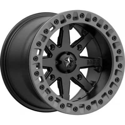 4/137 Motosport Alloys M31 Lok2 Beadlock Wheel 15x7 3.5 + 3.5 Satin Black • $293.87