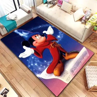 We Are Never Too Old For Magic Love Mickey Mouse Fantasia Rug • $53.99