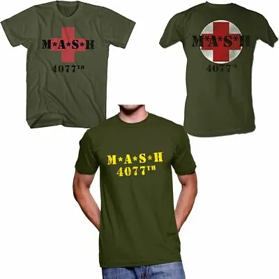 CHOOSE Adult TV Show Mash M*A*S*H Military Army Medic Team Green T-Shirt Tee • $22.95