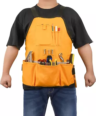 Work Tool Apron For Men And Women Torso Length With 21 Tool Pockets Durable Ca • $33.99