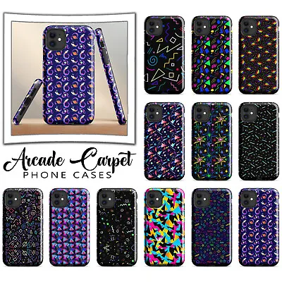 Retro Arcade Carpet Cell Phone Case #1 - Fits Samsung® 80s 90s Video Games Gift • $29.95