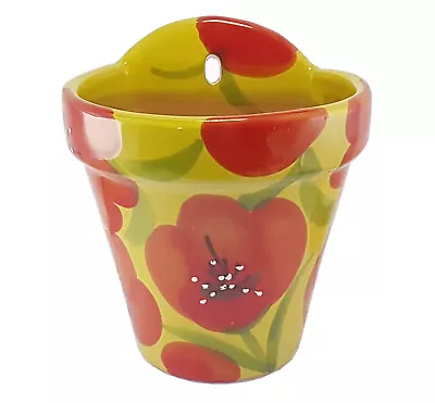 £21.99 • Buy Spanish Terracotta Wall Planter 21 Cm X 18 Cm Spanish Handmade Ceramic Pottery