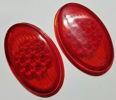 $85.65 • Buy Hella Tail Light Lens Reflectors Left & Right Volkswagen T1 Bug Beetle 1955-1961