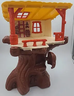 Weeble Wobbles Vintage 1974 Hasbro Winnie The Pooh Honey Tree House Toy Play Set • $22.99