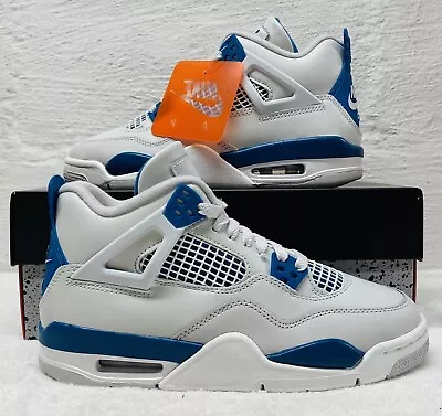 Air Jordan 4 Retro 2024 Military Blue Size 5Y HF4281-141 In Hand Ships Now • $193