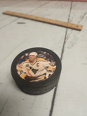 Pittsburgh Penguins Mario Lemieux Hockey Puck • $65