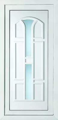 White Full Height Upvc Door Panel ( Vienna Two ) Cut To Size For Free • £185