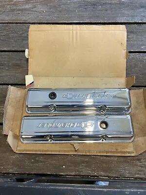 Chevy SBC Vintage Chrome Valve Covers AC Delco • $80