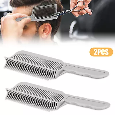 2X Fading Comb Hair Clipper Flat Top Barber Haircut Tool Salon Supply Profession • $8.98