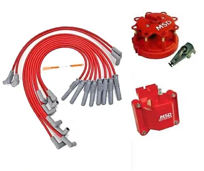 MSD Ignition Tuneup Kit - 86-95 Mustang/Truck TFI 5.0L/5.8L Cap/Rotor/Wires/Coil • $289.95