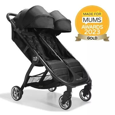 Brand New Baby Jogger City Tour 2 Double Stroller Black Twin Pushchair For 2 • £381.75
