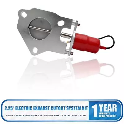 2.25  Universal Electric Exhaust Catback Downpipe Cutout Cut Out Valve Motor AU • $60.15