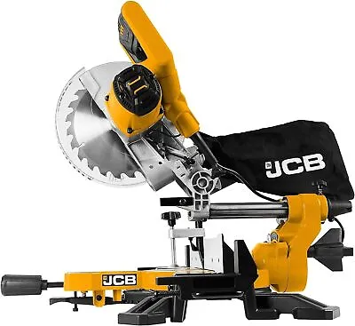 JCB Yellow Power Tool 1500W 240V 210mm Corded Sliding Mitre Saw JCB-MS210-SB • £121.99