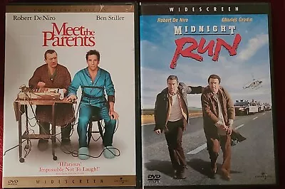 Meet The Parents/Midnight Run 2 Pack DVD (2003) Side By Side USED Good Condition • $10