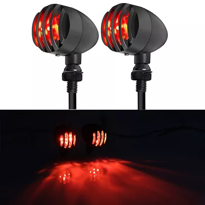 Motorcycle Grill Turn Signal Lights For Kawasaki Vulcan VN 1600 1700 Mean Streak • $17.89